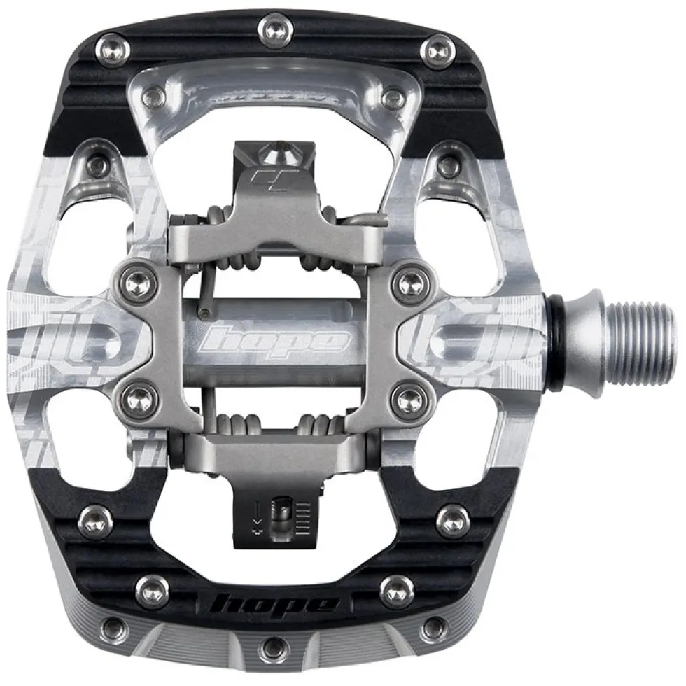 Hope Union Gravity Clipless Pedals - silver