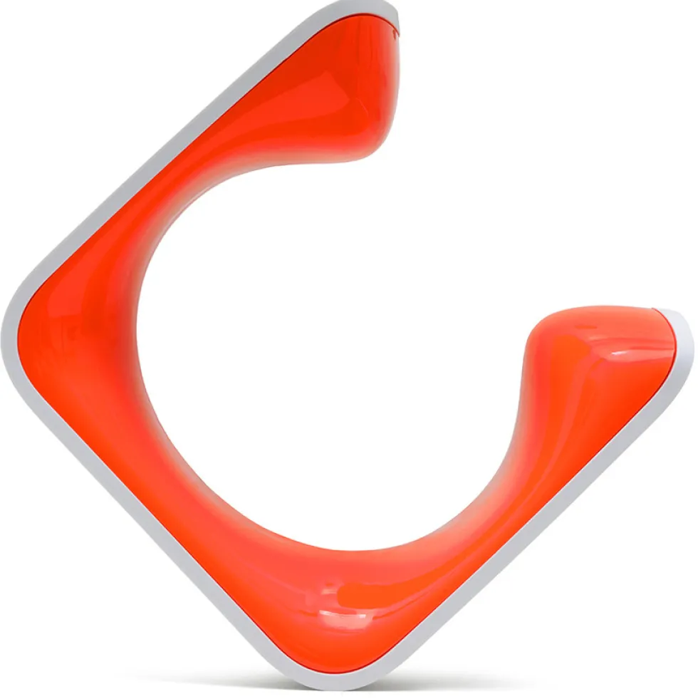 Hornit CLUG PLUS Wall Rack (70-81mm / 2,7-3,2") - wit/oranje