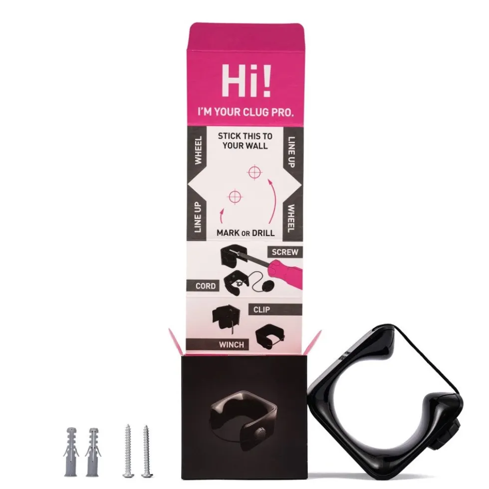 Hornit CLUG PRO MTB XL Muurbeugel (58-69mm / 2.3-2.7") - zwart