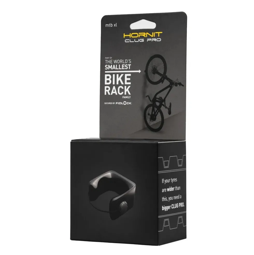 Hornit CLUG PRO MTB XL Muurbeugel (58-69mm / 2.3-2.7") - zwart