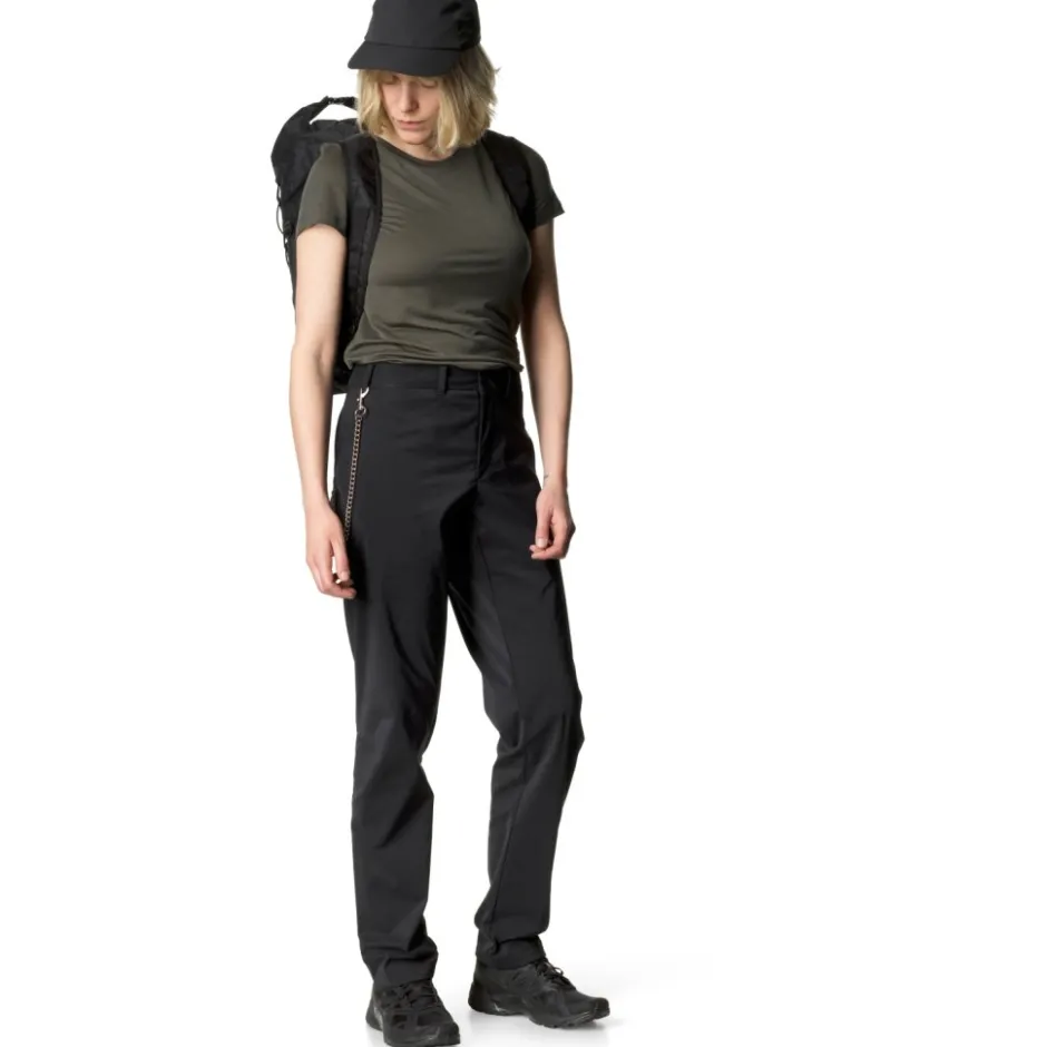 Broeken & Rokken < Houdini Omni Chinos Broek Dames - True Black