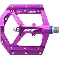 HT AE03 EVO+ Platformpedalen Aluminium - purple