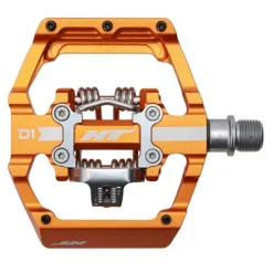Combi Pedalen < HT Components HT D1 DUO Klikpedalen / Platformpedalen - orange