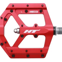 HT ME03 EVO+ Platformpedalen - matte red