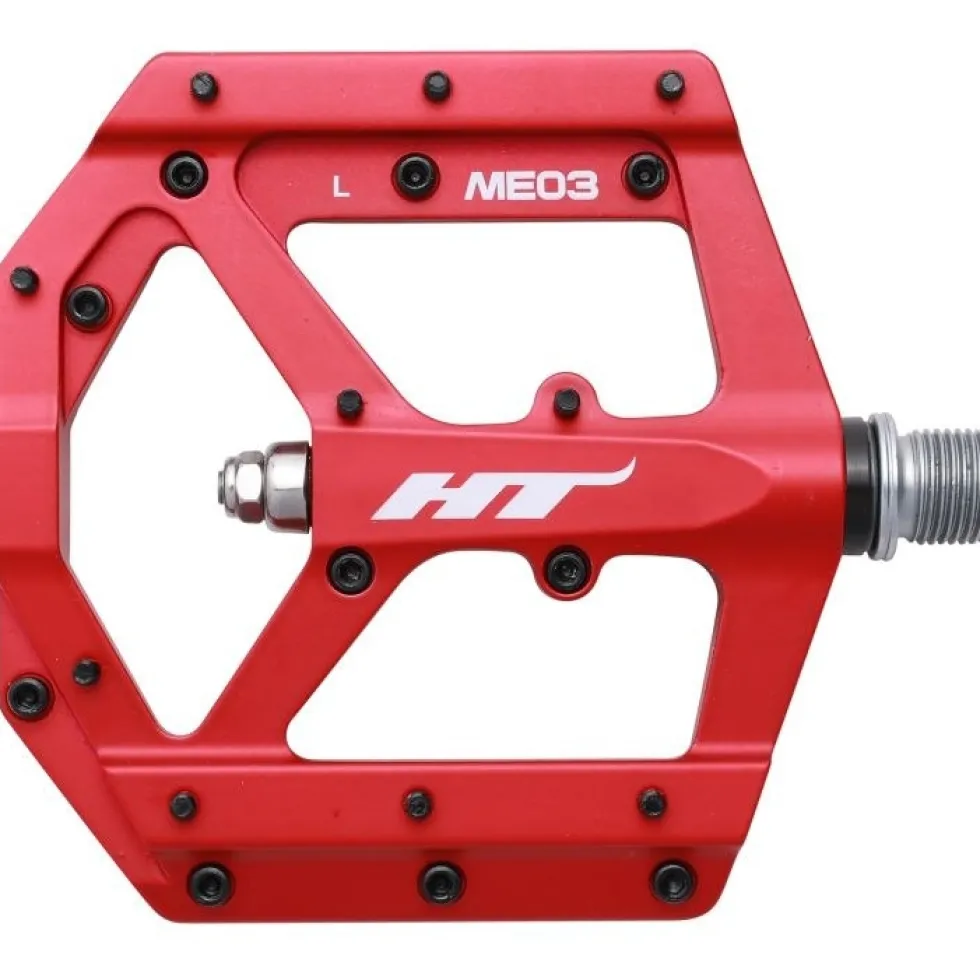 HT ME03 EVO+ Platformpedalen - matte red
