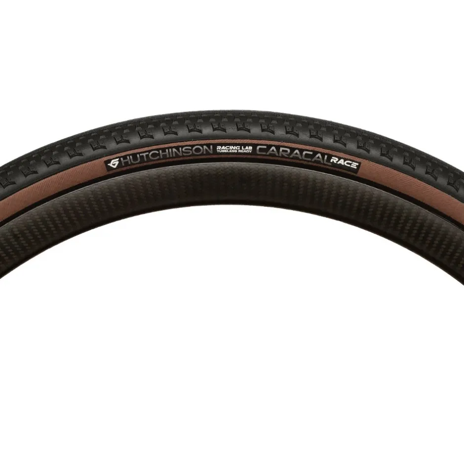 Banden < Hutchinson Caracal Race TLR - Vouwband - 40-622 | black/tan