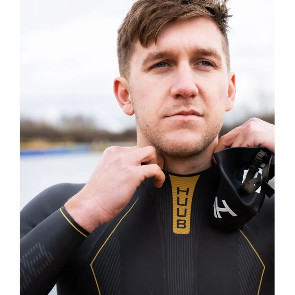 HUUB Design Alchemy 3:5 Wetsuit - zwart/grijs/goud