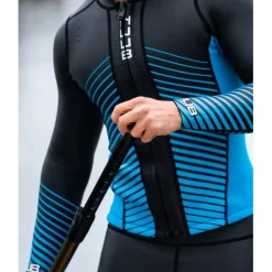 Neopreen Kleding|Neopreen Kleding < HUUB Deign Aluna Neopreen Boventuk et Lange ouwen - zwart/blauw