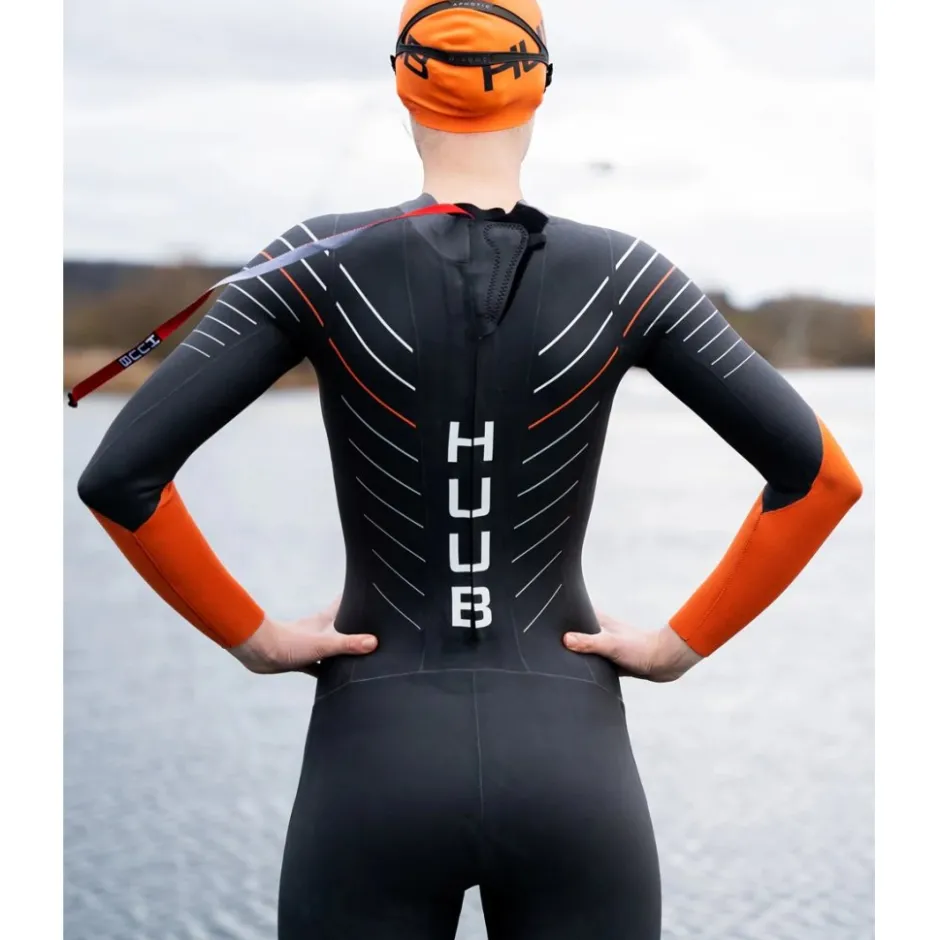 Neopreen Kleding|Neopreen Kleding < HUUB Deign Araya Wetuit Dae - zwart/oranje