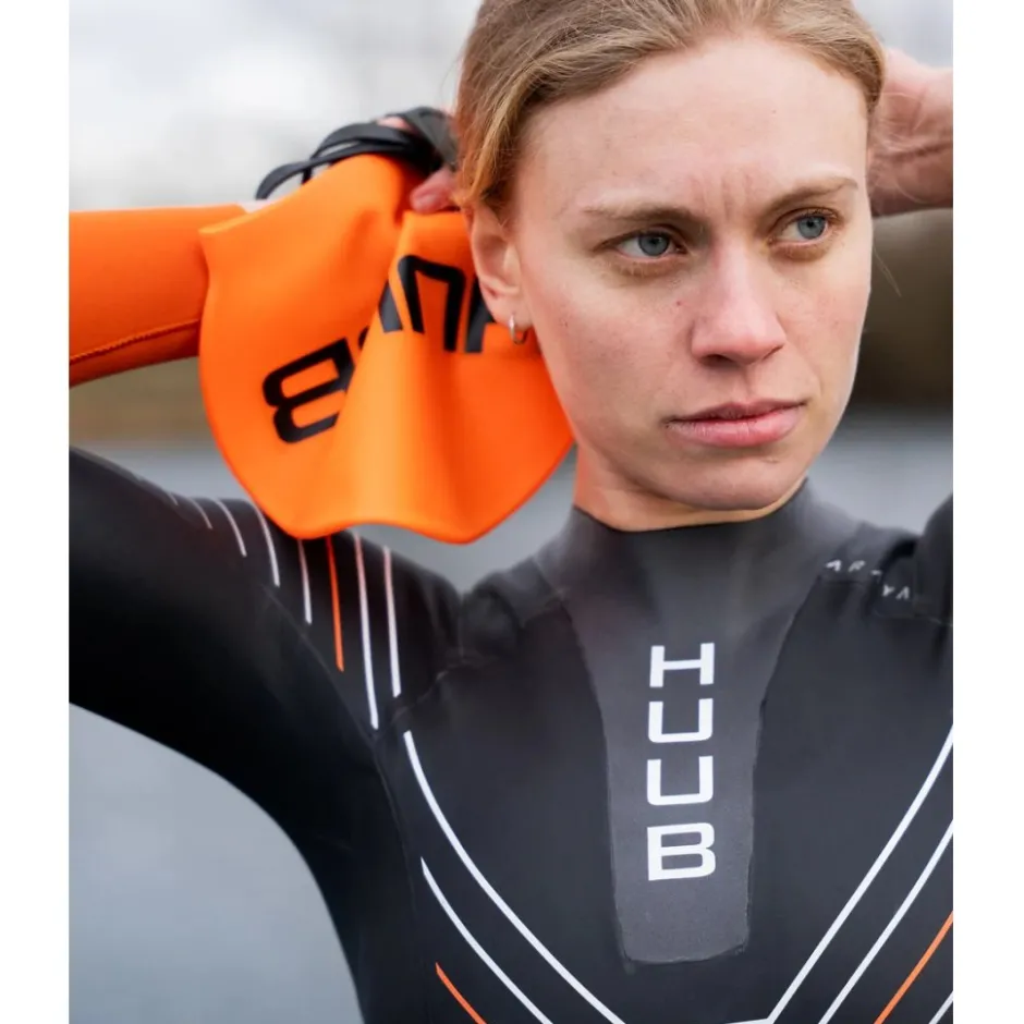 Neopreen Kleding|Neopreen Kleding < HUUB Deign Araya Wetuit Dae - zwart/oranje