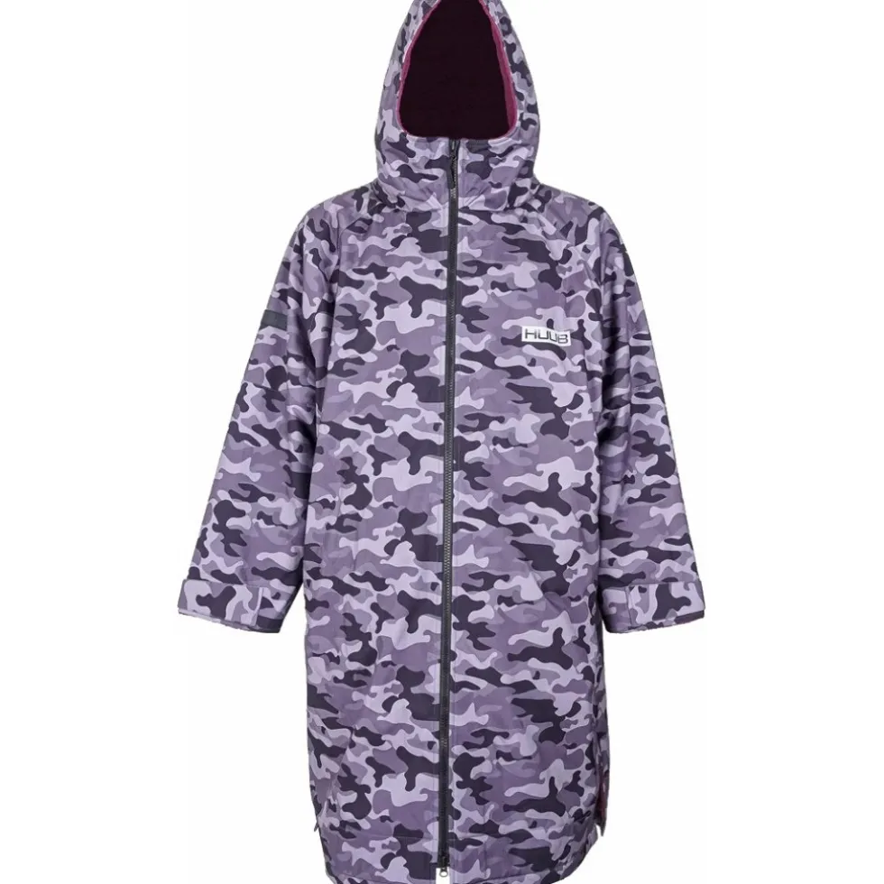 HUUB Design Kleedkamerjas - grey camo/burgundy