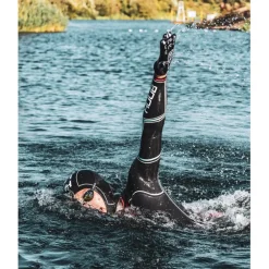 HUUB Design Neopreen Zwemhandschoenen - zwart/zilver