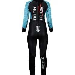 Neopreen Kleding|Neopreen Kleding < HUUB Design OWC Wetsuit Dames - black/sky blue