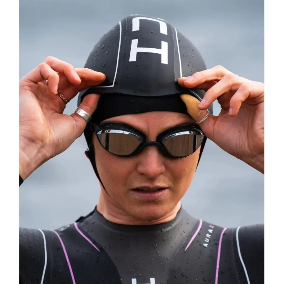 HUUB Design Skull Cap Badmuts - zwart/zilver