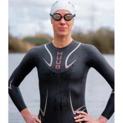 HUUB Design TC Performance 3:3 Wetsuit Dames - zwart/oranje