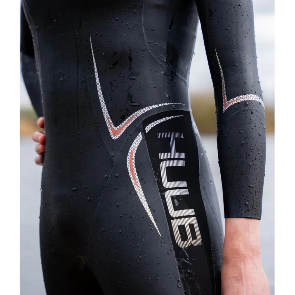 HUUB Design TC Performance 3:3 Wetsuit Dames - zwart/oranje