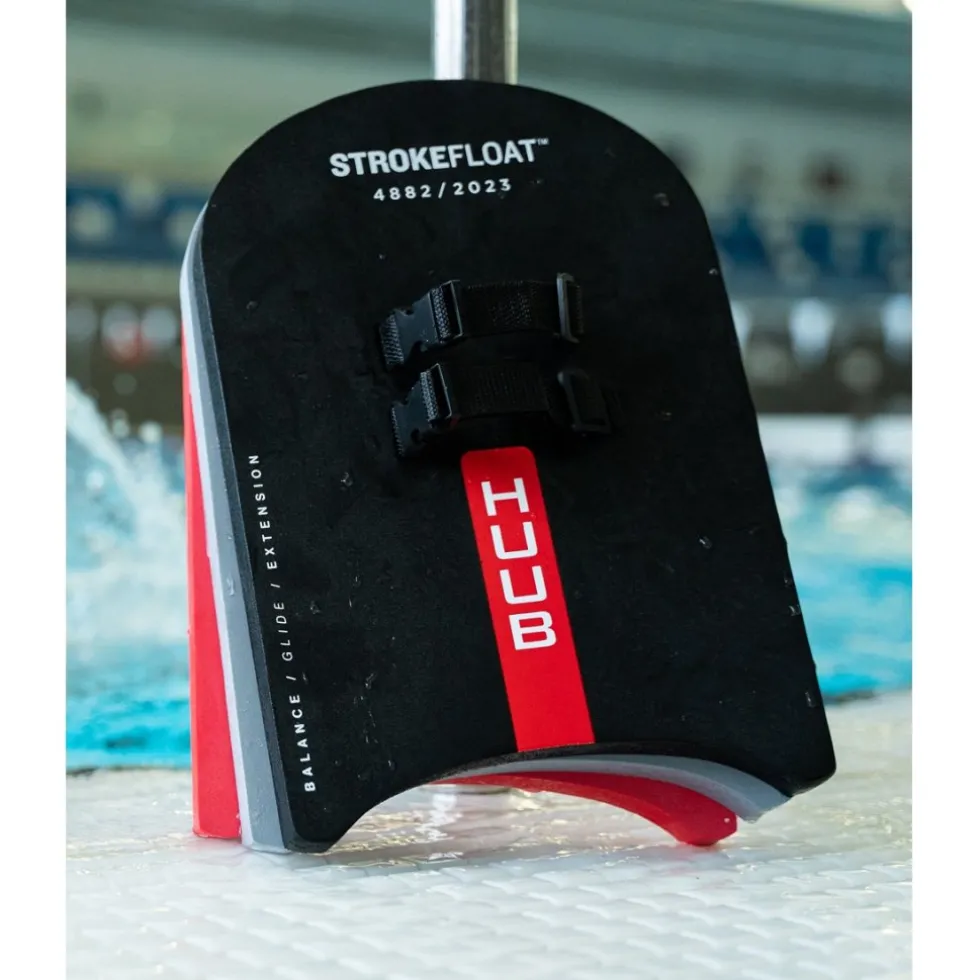 HUUB Design Zwemplank - zwart/grijs/rood