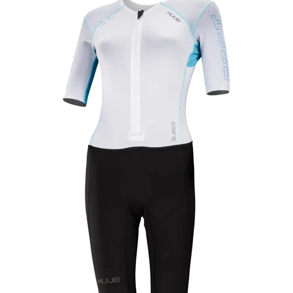 HUUB Design Anemoi 2 SUB22 Trisuit Dames - black/white/aqua