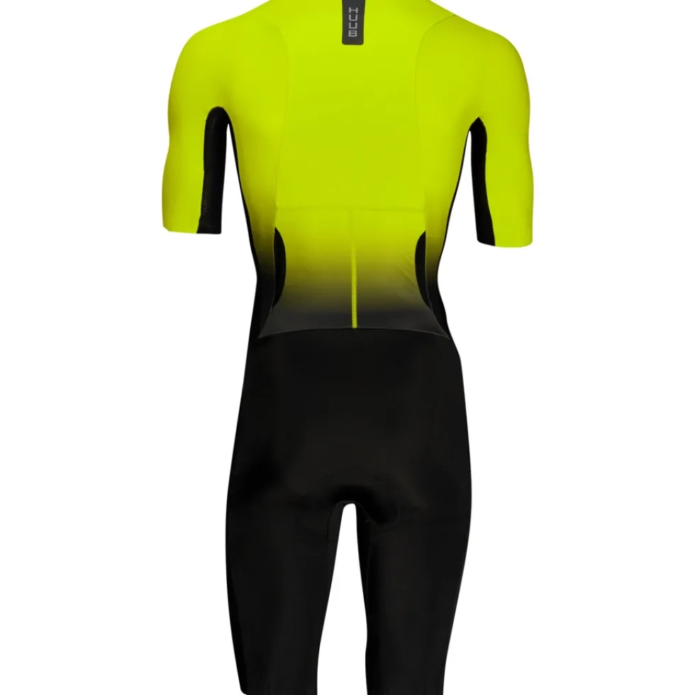 HUUB Design Collective Trisuit Heren - fluo yellow