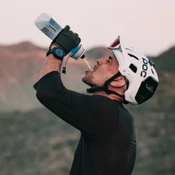 Hydrapak Breakaway + Filter Cap Drinkfles - 880ml - charcoal/silver/blue
