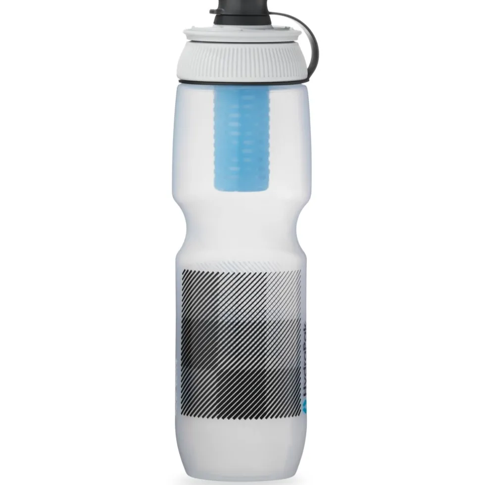 Hydrapak Breakaway + Filter Cap Drinkfles - 880ml - charcoal/silver/blue