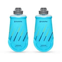 Accessoires|Bidons < Hydrapak Softflask Opvouwbare fles - 150 ml - Malibu Blue - 2 stukken