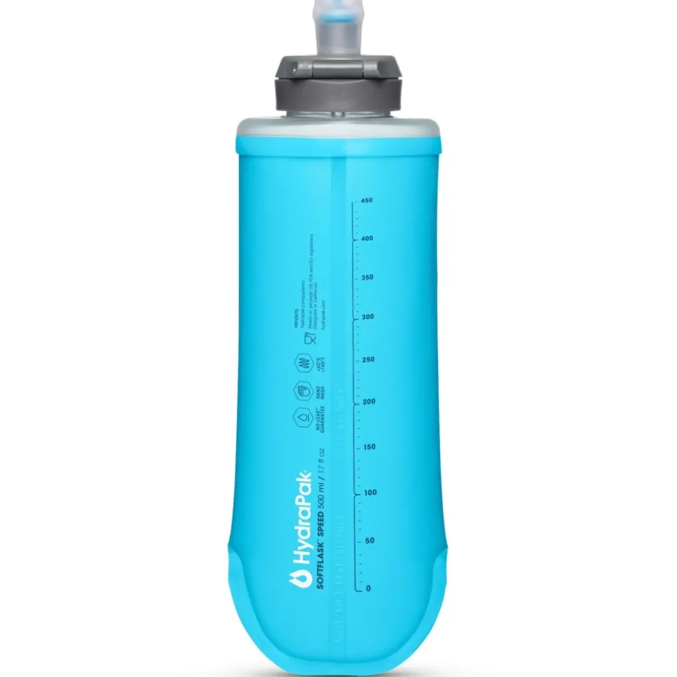 Hydrapak Softflask™ Speed Opvouwbare fles 500 ml - Malibu Blue