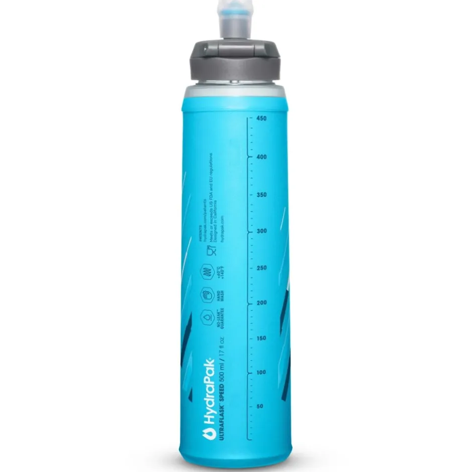 Accessoires|Bidons < Hydrapak UltraFlask Speed Opvouwbare fles - 500 ml - Malibu Blue