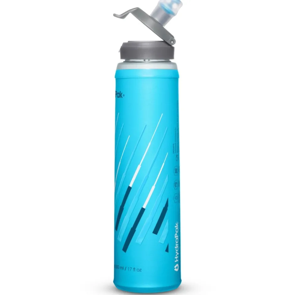 Accessoires|Bidons < Hydrapak UltraFlask Speed Opvouwbare fles - 500 ml - Malibu Blue