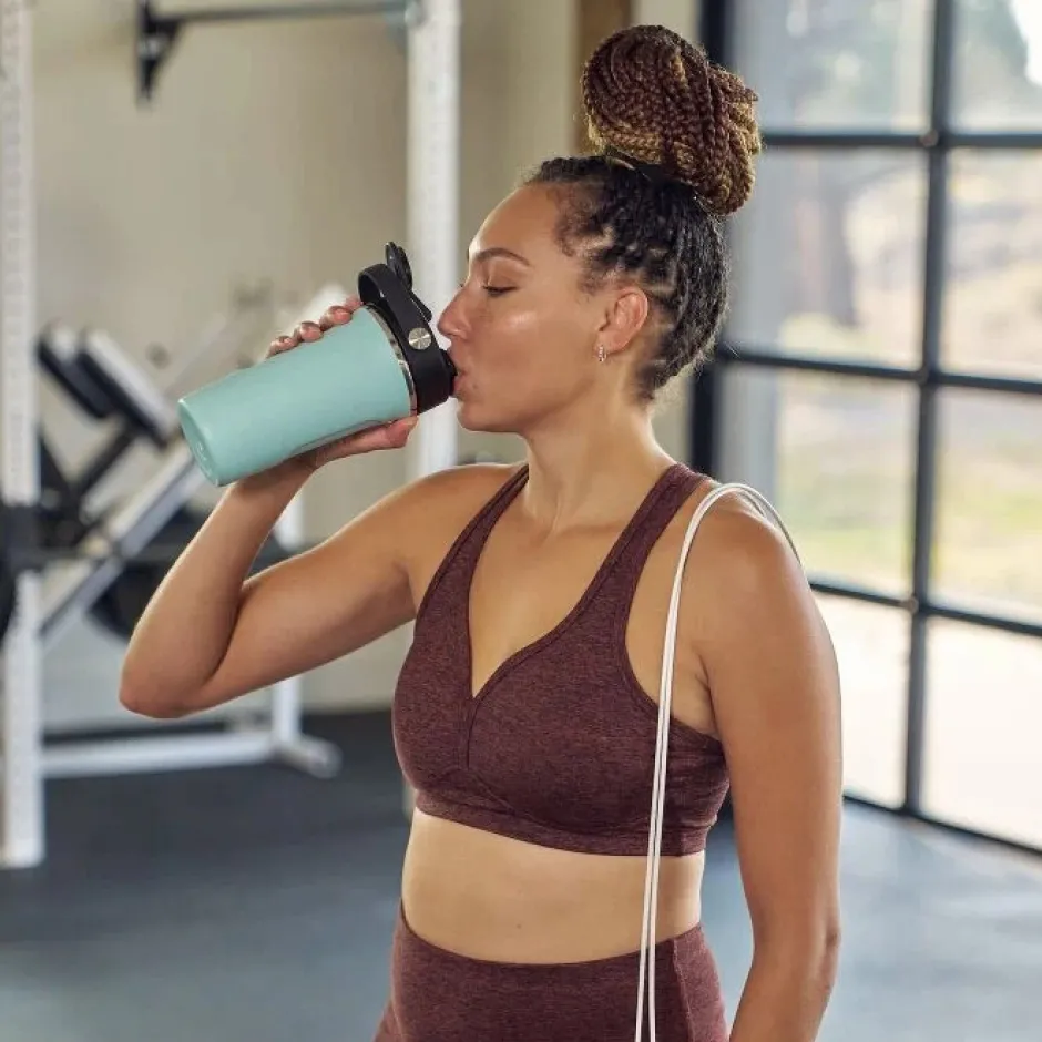 Bidons < Hydro Flask 24oz Geïsoleerde Schakebeker - 710ml - Tonal Agave