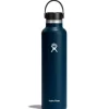 Hydro Flask 24oz Standard Mouth Isoleerfles + Flex Dop - 710ml - Indigo