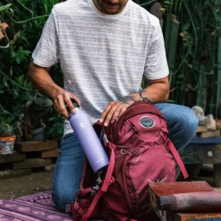Outdoor Flessen & Thermosflessen < Hydro Flask 21oz Standard Mouth Isoleerfles + Flex Sip Dop - 621ml - Birch