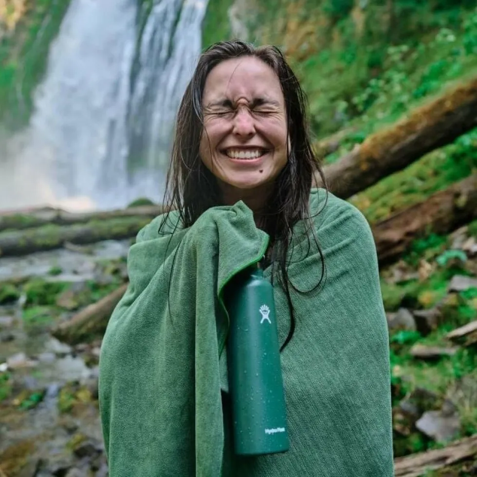Hydro Flask 24oz Standard Mouth Isoleerfles + Flex Dop - 710ml - Tonal Trillium