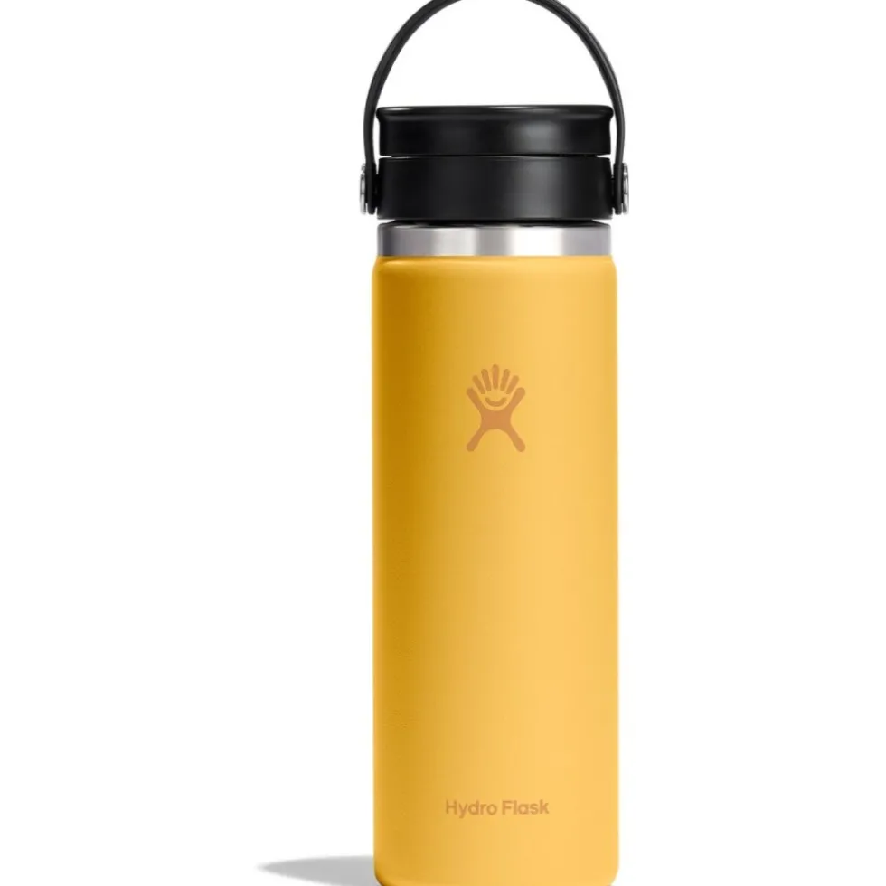 Hydro Flask 20oz Wide Mouth Koffie Isoleerfles + Flex Sip Dop - 591ml - Sunbeam