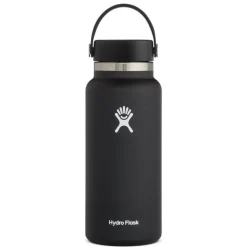 Hydro Flask 32oz Wide Mouth Thermofles + Flex Dop - 946ml - zwart