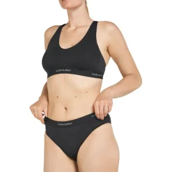 Baselayers < Icebreaker erino 125 Coo-ite™ prite Hipter ip Dae - Zwart