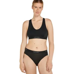 Ondergoed|Sport Bh'S < Icebreaker erino 125 Coo-ite™ prite Racerback BH Dae - Zwart