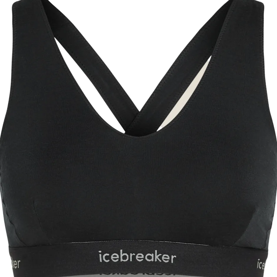 Ondergoed|Sport Bh'S < Icebreaker erino 125 Coo-ite™ prite Racerback BH Dae - Zwart