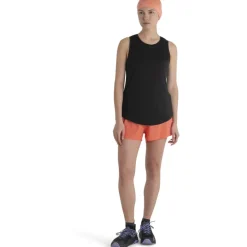 Icebreaker Merino 125 Cool-Lite™ Sphere III Tankvrouwen - Zwart