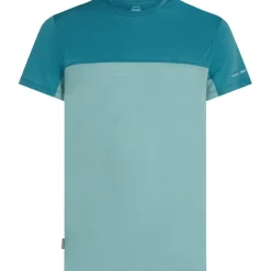 T-Shirts En Tops < Icebreaker erino 125 Coo-ite™ phere Coour Bock T-hirt heren - Hydro/Topaz