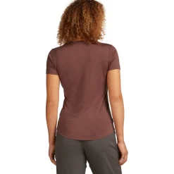 Icebreaker Merino 125 Cool-Lite™ Sphere III Scoop T-Shirt Dames - Carob