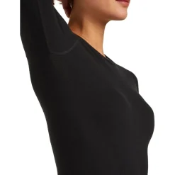 Icebreaker Merino 260 ZoneKnit™ Seamless Shirt met Lange Mouwen Dames - Zwart