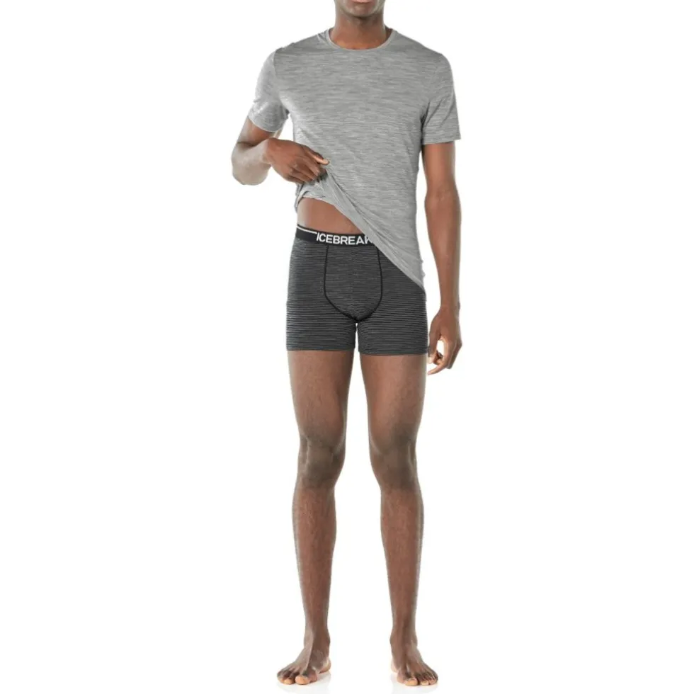 Icebreaker Merino Anatomica Boxershorts voor heren - Gritstone HTHR