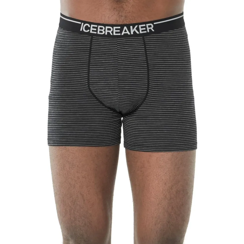 Icebreaker Merino Anatomica Boxershorts voor heren - Gritstone HTHR