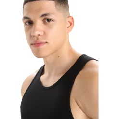 Baselayers|Ondergoed < Icebreaker erino Anatoica Tanktop Heren - Zwart/onoon