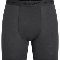 Icebreaker Merino Anatomica Long Boxershort Heren - Zwart 001