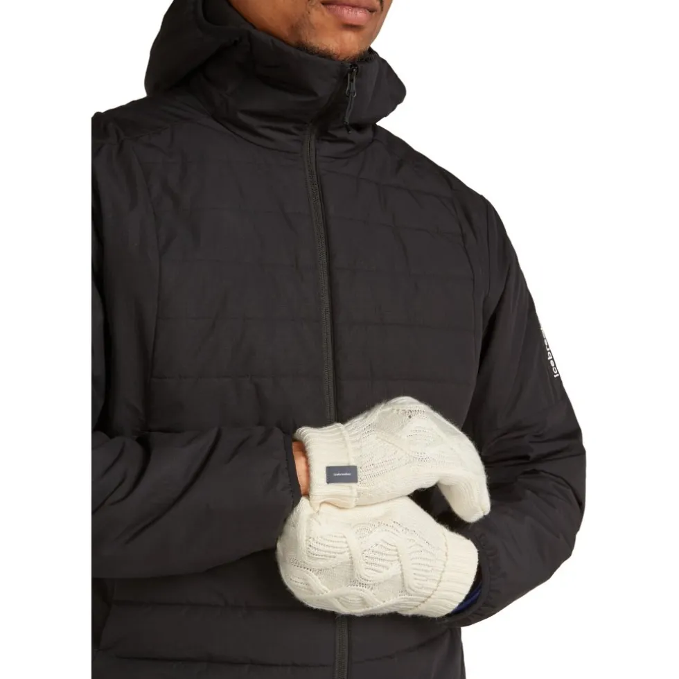 Icebreaker Merino Cable Knit Wanten - Undyed
