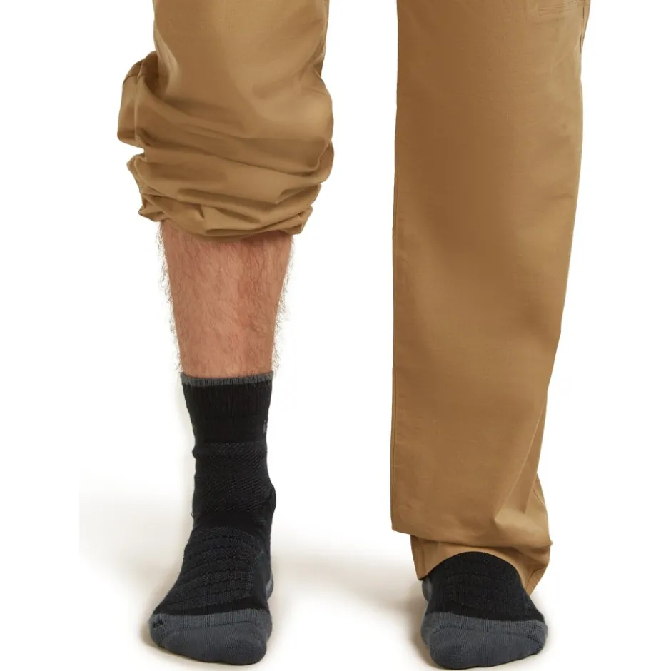 Sokken|Sokken < Icebreaker erino Hike+ Heavy Crew Sokken Heren - Back/Obsidian