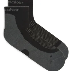 Sokken|Sokken < Icebreaker erino Hike+ ight ini Sokken Heren - Zwart/Obsidian