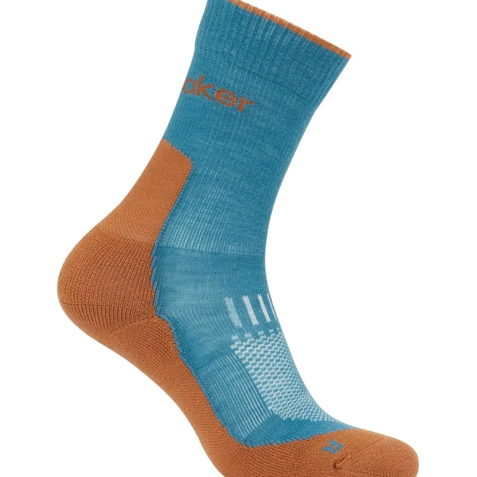 Icebreaker Merino Hike+ Light Crew Sokken Heren - Topaz/Trail